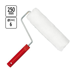Farbroller, 25 cm Farbrolle, Ø 70 mm Malerrolle für glatte Wände