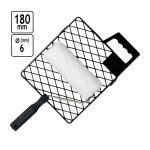 Farbwalze 18 cm Malerfarbrolle mit Abstreifgitter für glatte Wände
