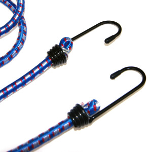 Gepäckgummi 2er-Set, Universal-Spannseil 100 cm