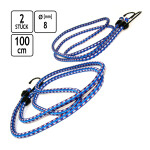 Gepäckgummi 2er-Set, Universal-Spannseil 100 cm