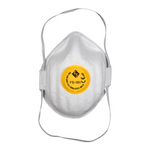 Feinstaubmaske mit Ventil, 5er-Set FFP1-Atemschutzmasken