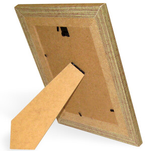 Bilderrahmen Holz 18 × 24 cm Stand- und Wandrahmen mit Glasscheibe