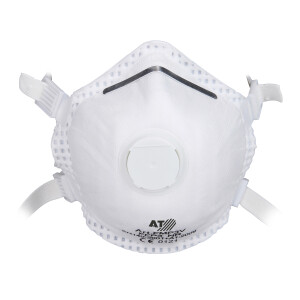 Feinstaubmasken 5er-Set, Atemschutzmasken FFP3 NR mit Ventil
