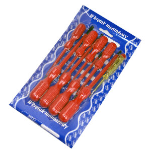Elektriker-Schraubendreher-Satz, 9-teilig, bis 1000 V nach VDE/IEC60900:2004