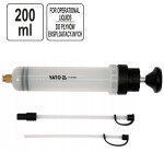 Absaugpumpe 200 ml Ölabsaugpumpe Hand Pumpe für Schmiermittel und Öle