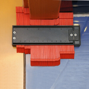 Tastlehre Profillehre Messlehre Abtastlehre Abtastschablone Taster 125 mm