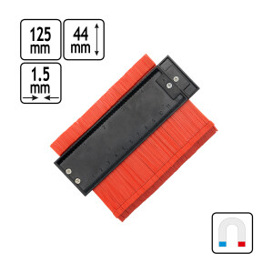 Tastlehre Profillehre Messlehre Abtastlehre Abtastschablone Taster 125 mm
