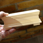 Kiste mit Deckel, Schmuckkiste aus Holz, unbehandelt, 17 × 12 × 6 cm