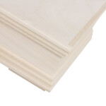 Kiste mit Deckel, Schmuckkiste aus Holz, unbehandelt, 17 × 12 × 6 cm