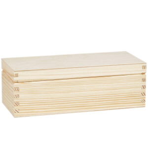 Tee-Box, Teekiste, Kleinteile-Kiste aus Holz mit 3...