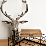 Kleine Kiste aus Holz für Geld mit Schloss, 18 × 10 × 3,5 cm