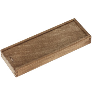 Geschenkschachtel, Uhrenbox, Holzkiste mit Schiebedeckel