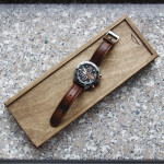 Geschenkschachtel, Uhrenbox, Holzkiste mit Schiebedeckel