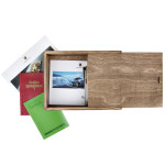 Fotokiste, Kiste für Fotos, Aufbewahrungskiste aus Holz 25,5 x 19,5 cm