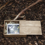 Fotokiste, Kiste für Fotos, Aufbewahrungskiste aus Holz 25,5 x 19,5 cm