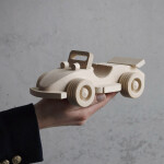 Holzauto, Sportwagen, Cabrio, Spielzeugauto, 21 × 9 × 9 cm