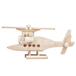 Hubschrauber aus Holz, Holzspielzeug, 29 × 20 × 13 cm
