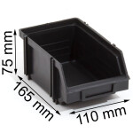 Größe 1 Stapelbox 0,8 Liter Modul-Box