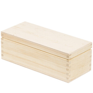 Schatulle 1,2 Liter Vollholz 23 x 10 x 8 cm