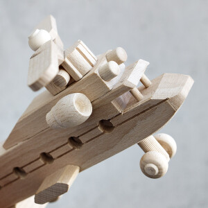 Helikopter, Lastenhubschrauber aus Holz, 28 × 19 × 14 cm