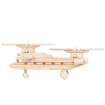 Helikopter, Lastenhubschrauber aus Holz, 28 × 19 × 14 cm