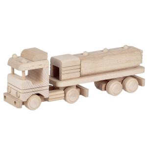 Tankwagen, Holz-Lkw-Spielzeugauto, Kinderspielzeug...