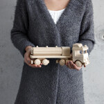 Tankwagen, Holz-Lkw-Spielzeugauto, Kinderspielzeug 29 × 7 × 10 cm