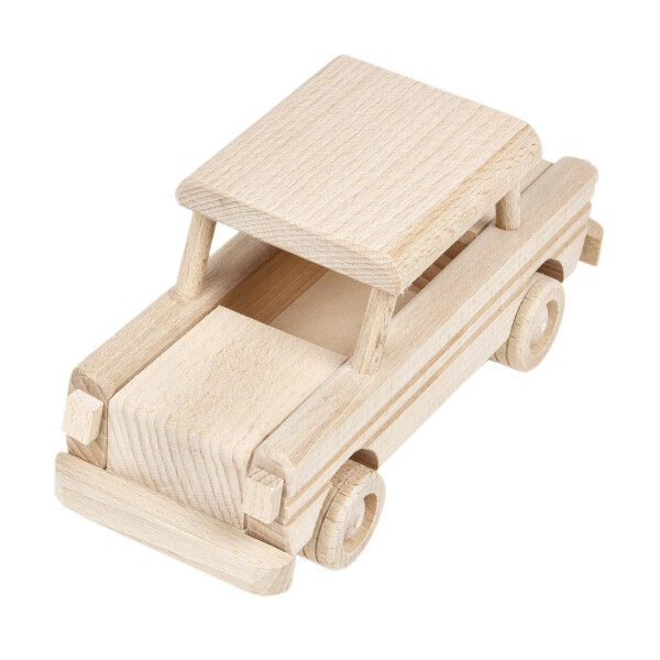 Holzauto, Kinderspielzeug aus Holz, Spielzeugauto, 22 × 8 × 10 cm