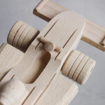 Formel-1-Wagen aus Holz, Rennwagen, Spielzeugauto, 26 × 11 × 7 cm