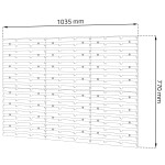 Wandplatten 1035 x 770 mm für Lagersysteme, Wandtafeln