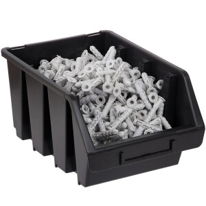 Stapelbox als schwarzer Werkzeugkasten 3,8 Liter...