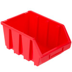 roter Materialflussbehälter 3,8 Liter und Stapelbox für Werkzeugwände