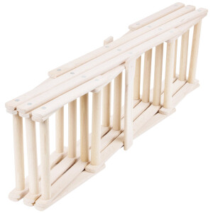 Weinregal aus Holz für 10 Weinflaschen, klappbar