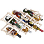 Weinregal aus Holz für 10 Weinflaschen, klappbar