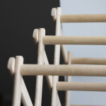 Weinregal aus Holz für 10 Weinflaschen, klappbar