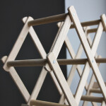 Weinregal aus Holz für 10 Weinflaschen, klappbar