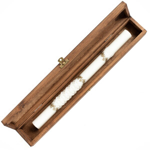 Kerzenbox aus Holz, Geschenkverpackung in Eiche dunkel