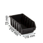 Ergobox Größe 2 Langformat Stapelbox für Zollstock und Stifte