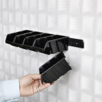Halterungsschienen 5er-Set für Stapelboxen, Wandhalterung