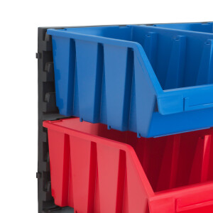 Wandplatten für Stapelboxen, Wandregal