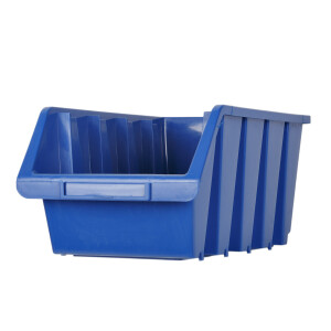 Regalkiste in Blau stapelbarer Materialkasten 8 Liter