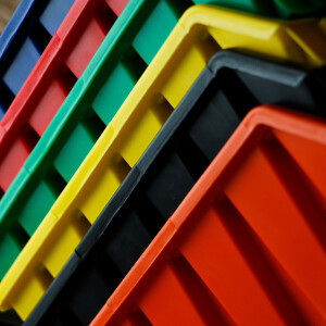 Ergobox Größe 2 Langformat Stapelbox für Zollstock und Stifte
