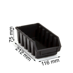 Ergobox Größe 2 Langformat Stapelbox für Zollstock und Stifte