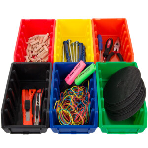 Ergobox Größe 2 Langformat Stapelbox für Zollstock und Stifte