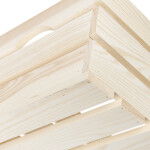 Große Holzkiste als Weinkiste, Truhe, Obstkiste 50 x 27 x 18 cm