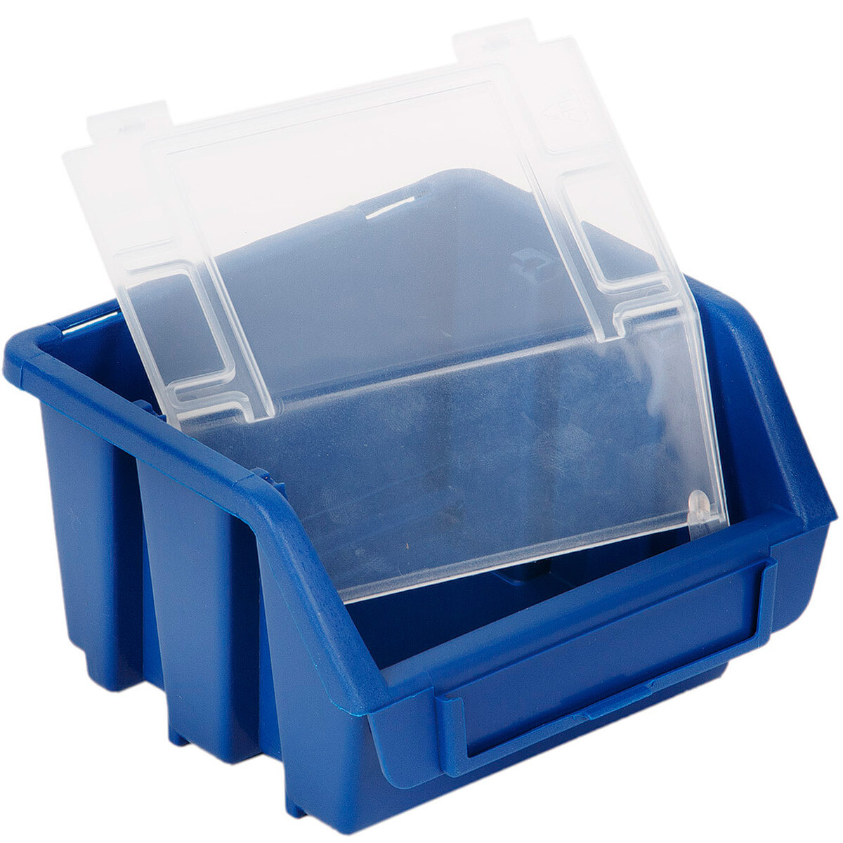 30 Stapelboxen Kleinteilekisten Sichtlagerkasten Kunststoff blau 102x100x60 