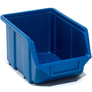 Werkstattkasten Lager-Stapelbox 28 kg Tragfähigkeit Blau