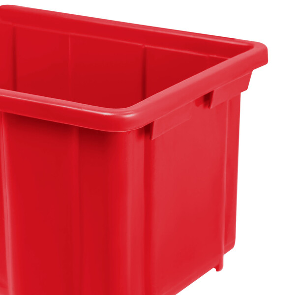 wandhängende und stapelbare Kiste 3,5 Liter Rot