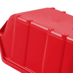 wandhängende und stapelbare Kiste 3,5 Liter Rot