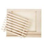 Brotschneidebrett mit Krümelfach Holz Schneidebrett für Brot 35,5 x 28,5 cm